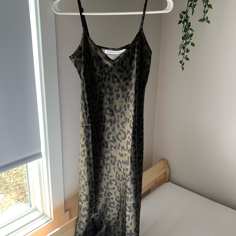 Calvin Klein Slip Midi Dress